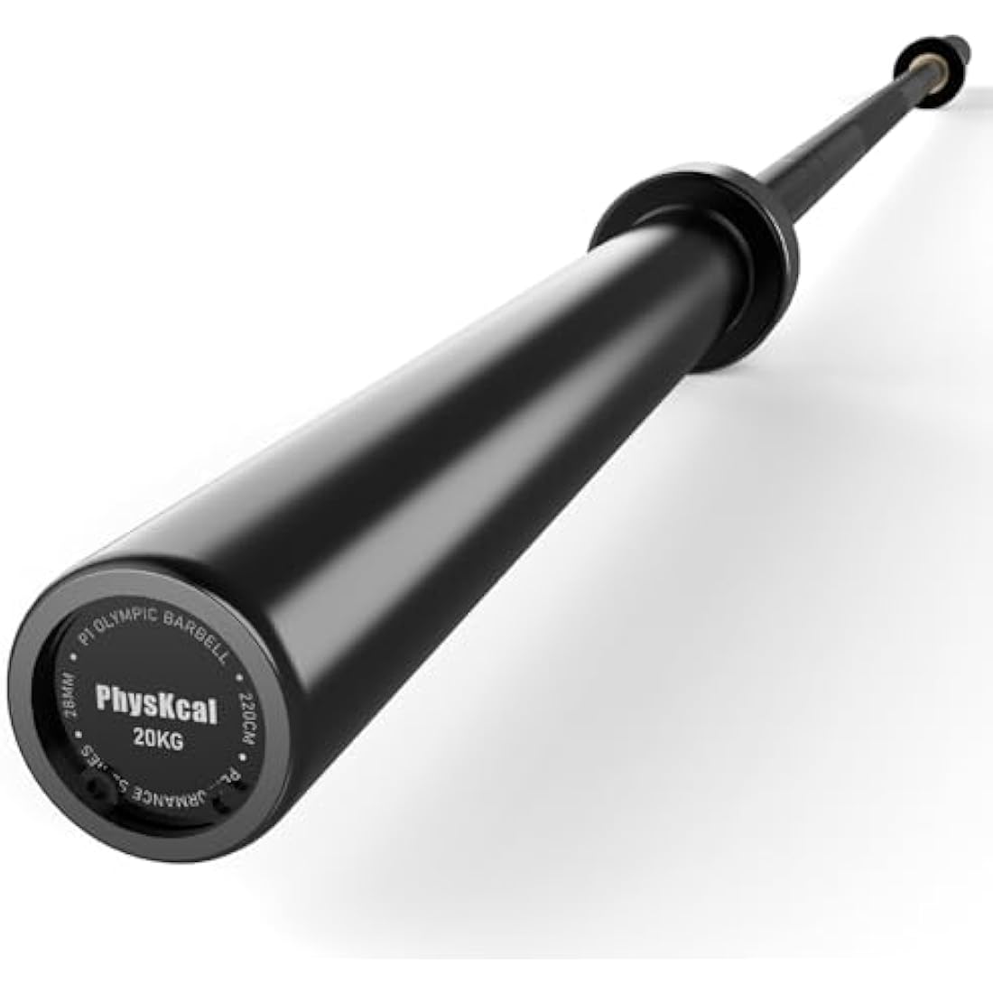 PhysKcal Olympic Barbell, 15kg/20kg Multipurpose Bar, 6.6ft/7.2ft Men's and Women’s Barbell for Weightlifting Powerlifting, 2 Inches Barbell Bar for Squat, Bench Press, Deadlift