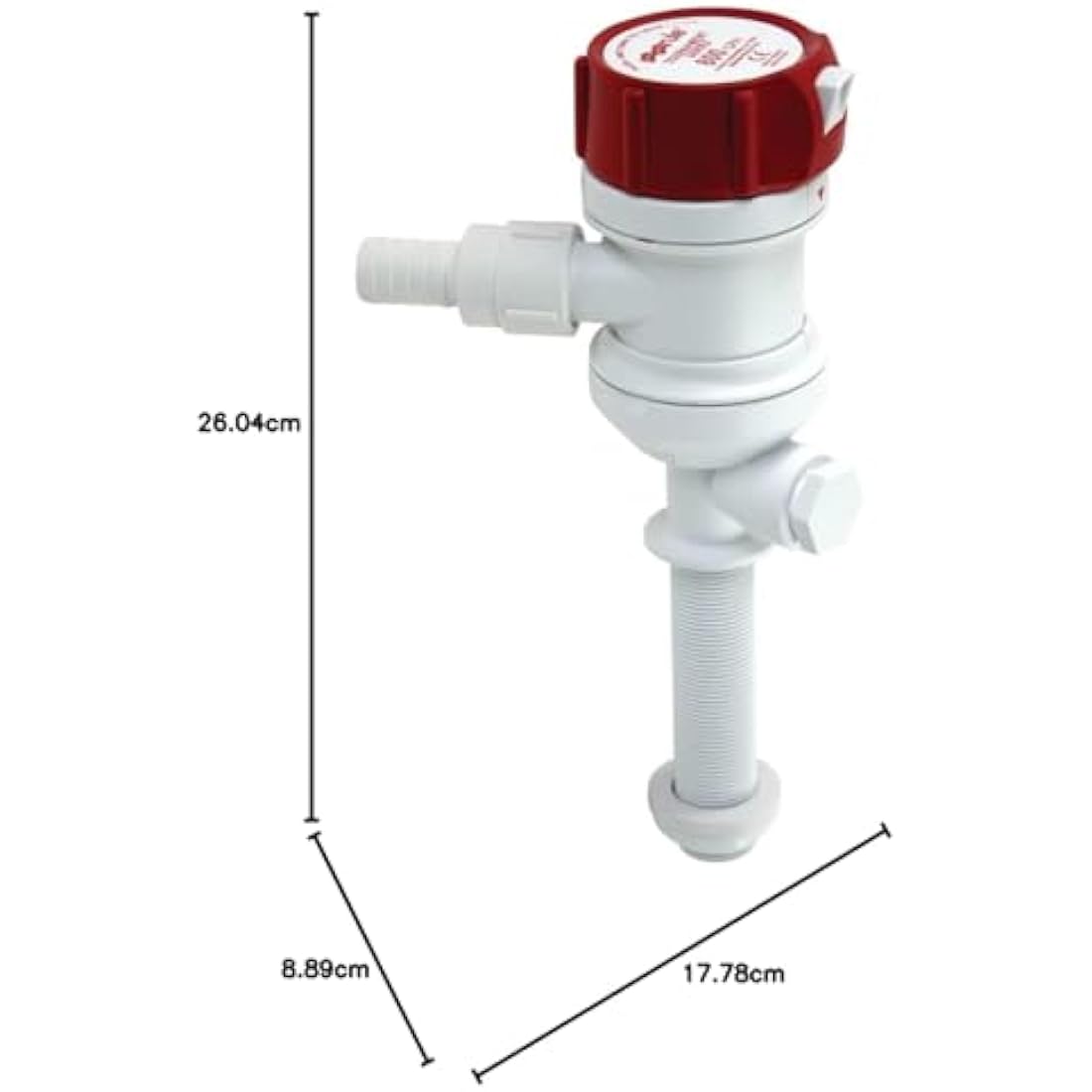 Rule Marine Tournament Series Livewell Pump,White / Red