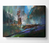 The Abandoned Truck Stop Canvas Wall Art