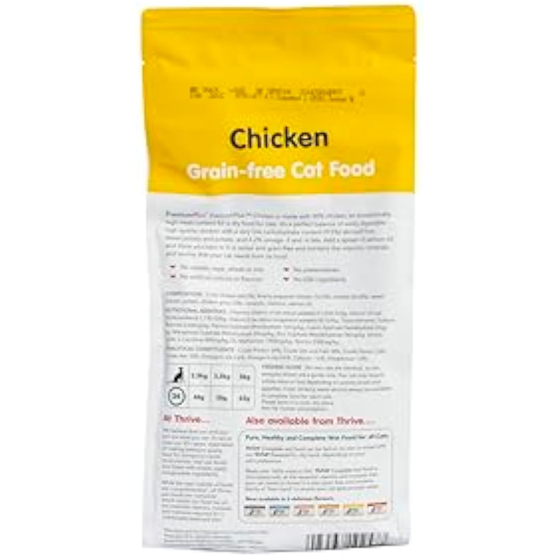 thrive Cat PremiumPlus Dry Food- CHICKEN 1.5kg