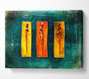 Three Traditional African Canvas Wall Art