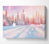 Snow Storm Sunlight Canvas Wall Art