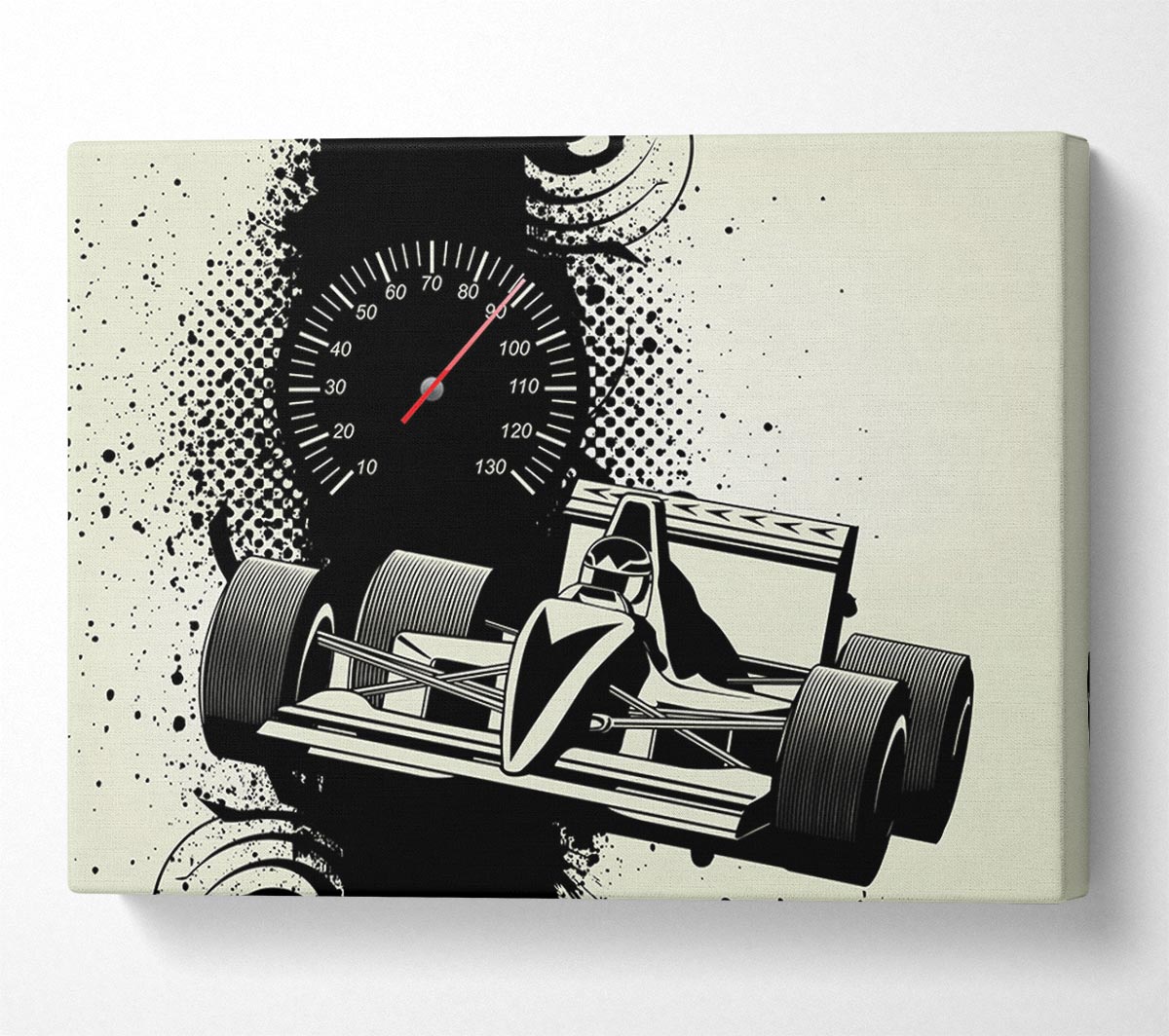The F1 Time Trial Canvas Wall Art