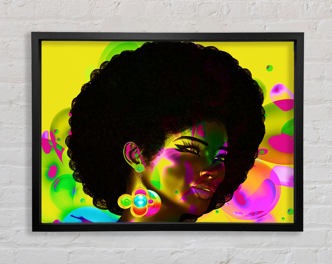Afro Funk Framed Wall Art