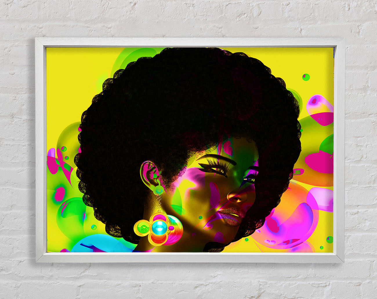 Afro Funk Framed Wall Art