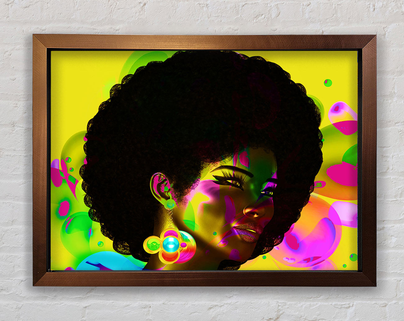 Afro Funk Framed Wall Art