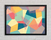Abstract Triangles Framed Wall Art