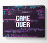 Game Over Canvas Wall Art