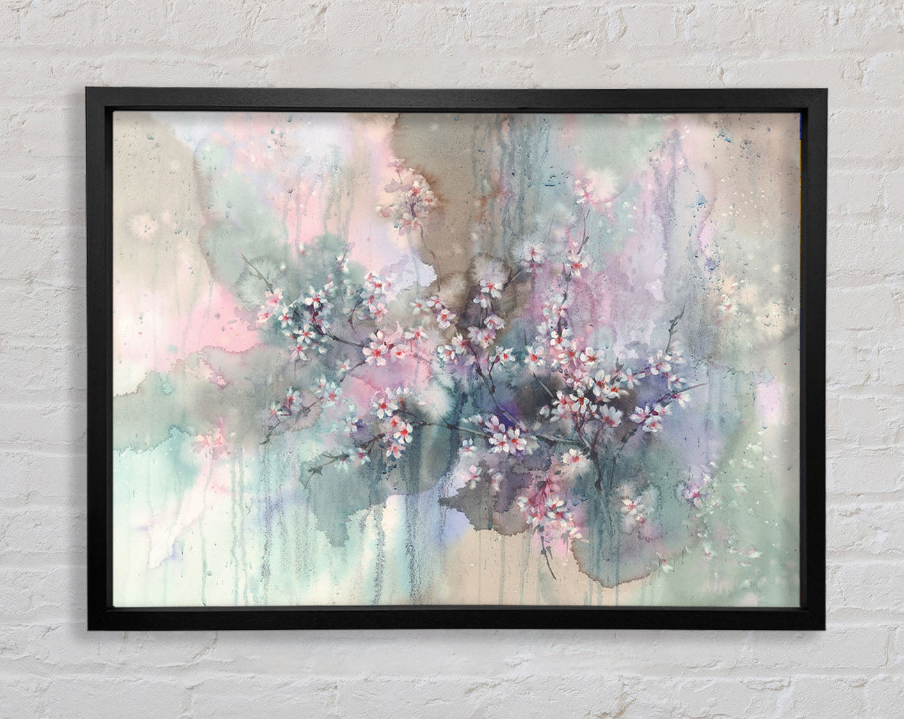 Abstract Flower Paradise Framed Wall Art