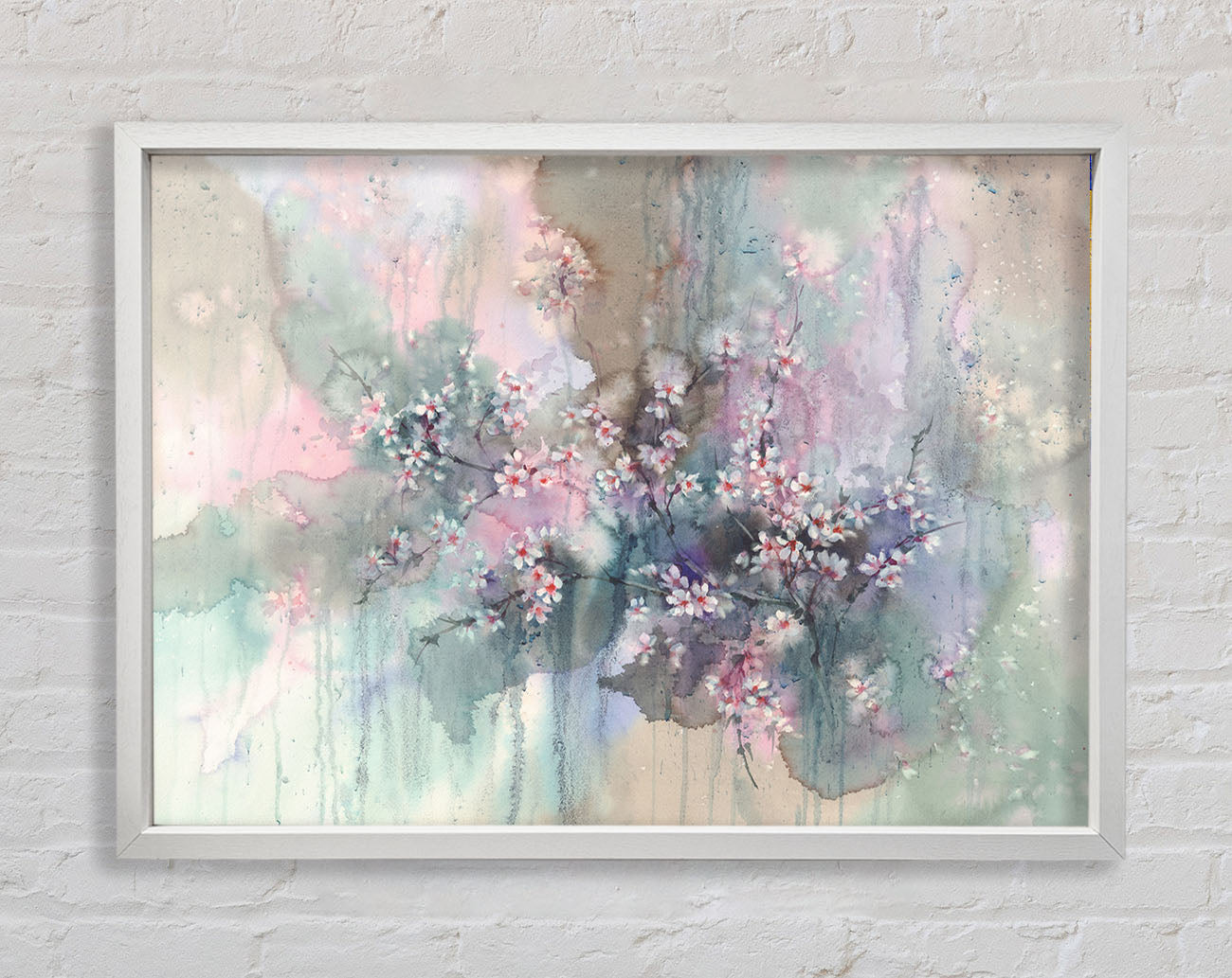 Abstract Flower Paradise Framed Wall Art