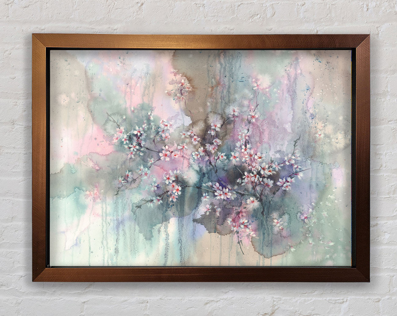 Abstract Flower Paradise Framed Wall Art