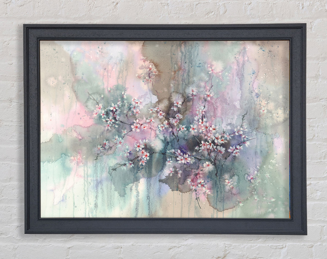 Abstract Flower Paradise Framed Wall Art