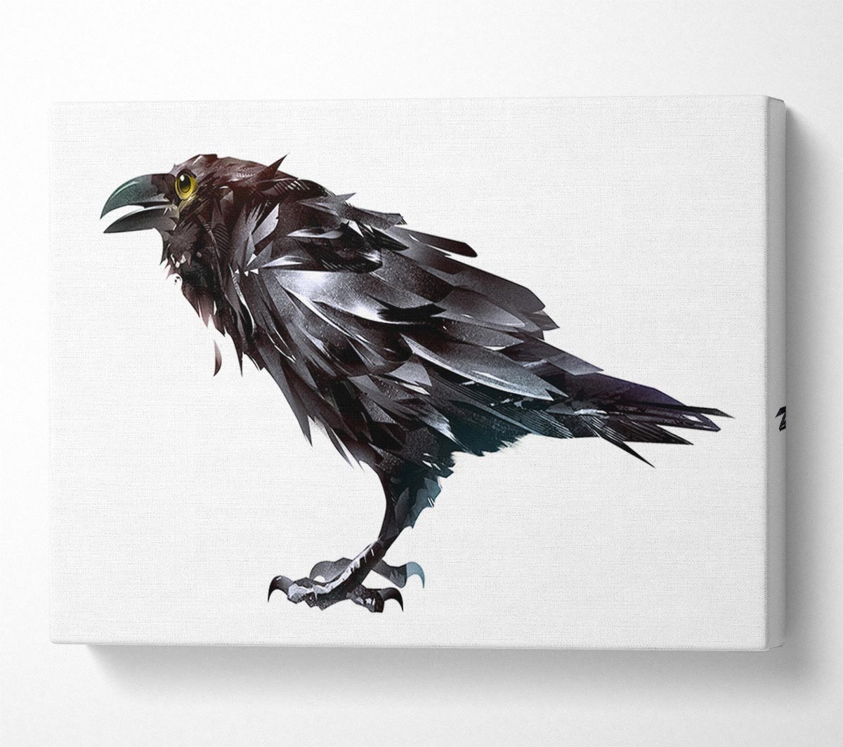 The Black Crow Canvas Wall Art