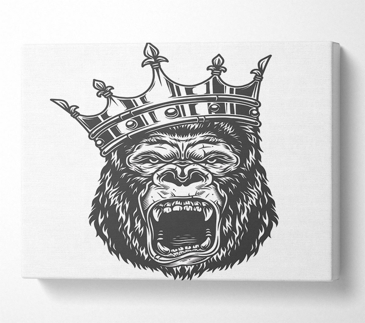 King Kong Crown Canvas Wall Art