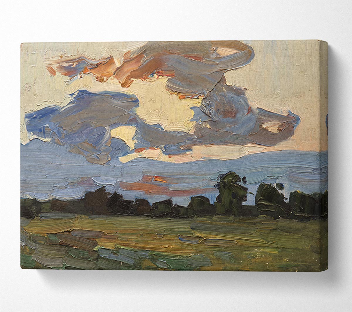 Abstract Countryside Canvas Wall Art
