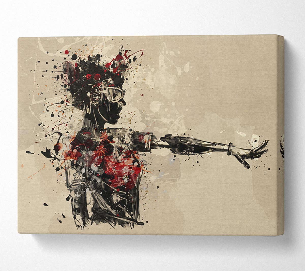 Stop Right There Canvas Wall Art