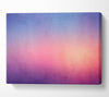 Royal Blue To Peach Fade Canvas Wall Art