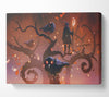 The Crow Branch Canvas Wall Art