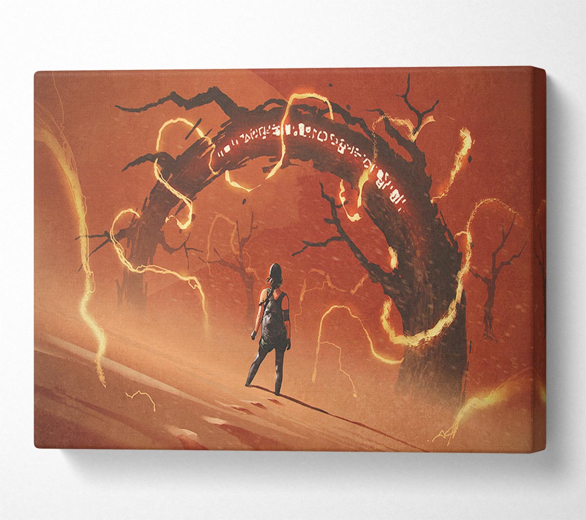 The Curved Evil Branch Canvas Wall Art