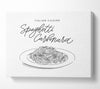 Italian Cuisine Spaghetti Canvas Wall Art