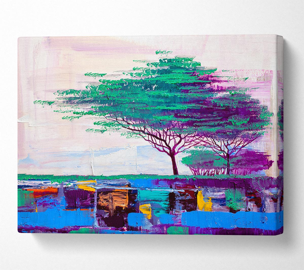 Stunning African Horizon Paint Canvas Wall Art