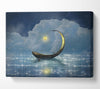 Curved Boat Canvas Wall Art