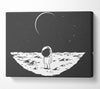 Little Space Man Canvas Wall Art
