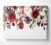 Flowers Falling From Above Canvas Wall Art