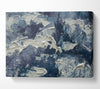 Thick Grey Paints Canvas Wall Art