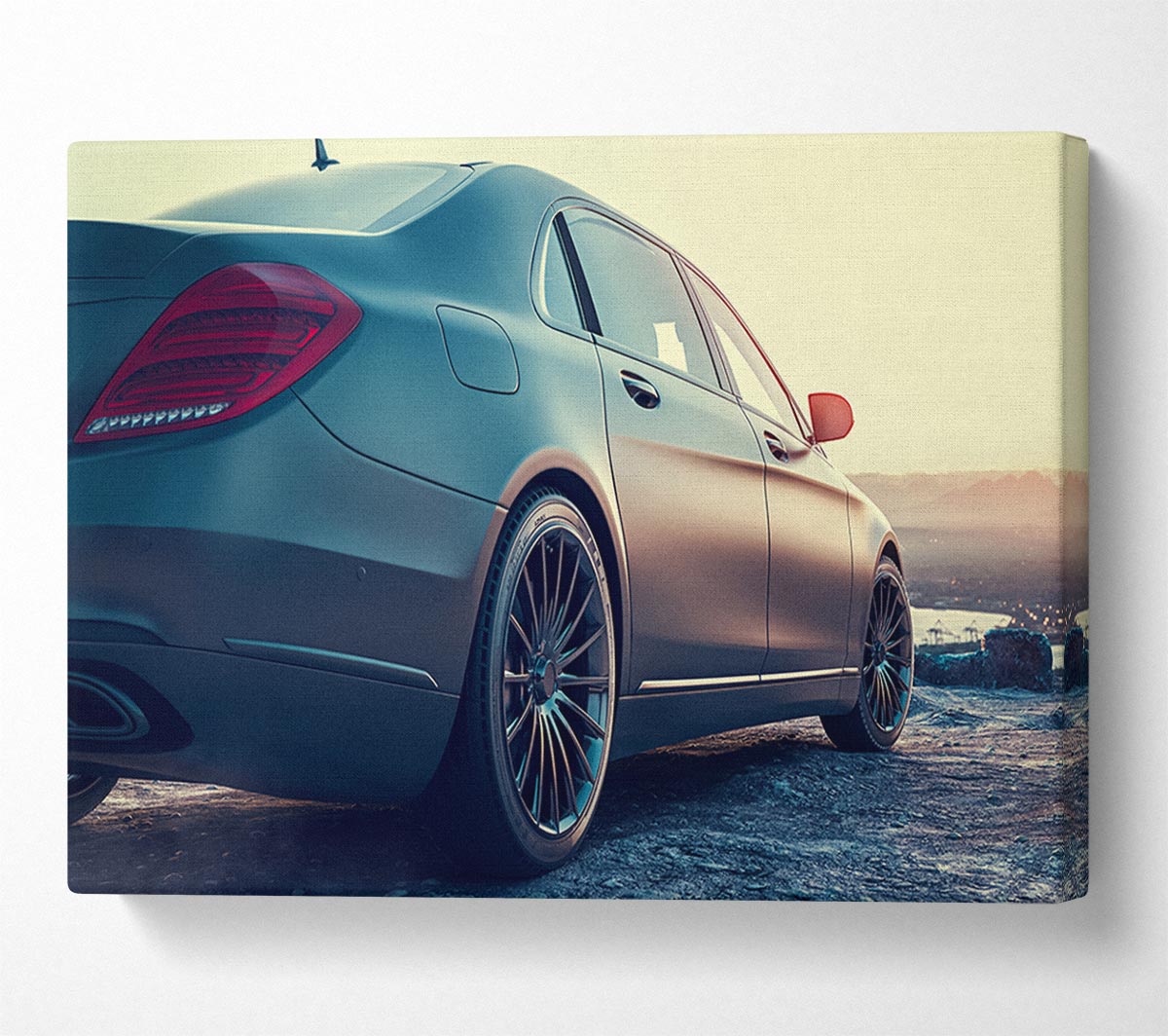 The Rear End Sports Car Canvas Wall Art