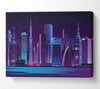 The Futuristic City Canvas Wall Art