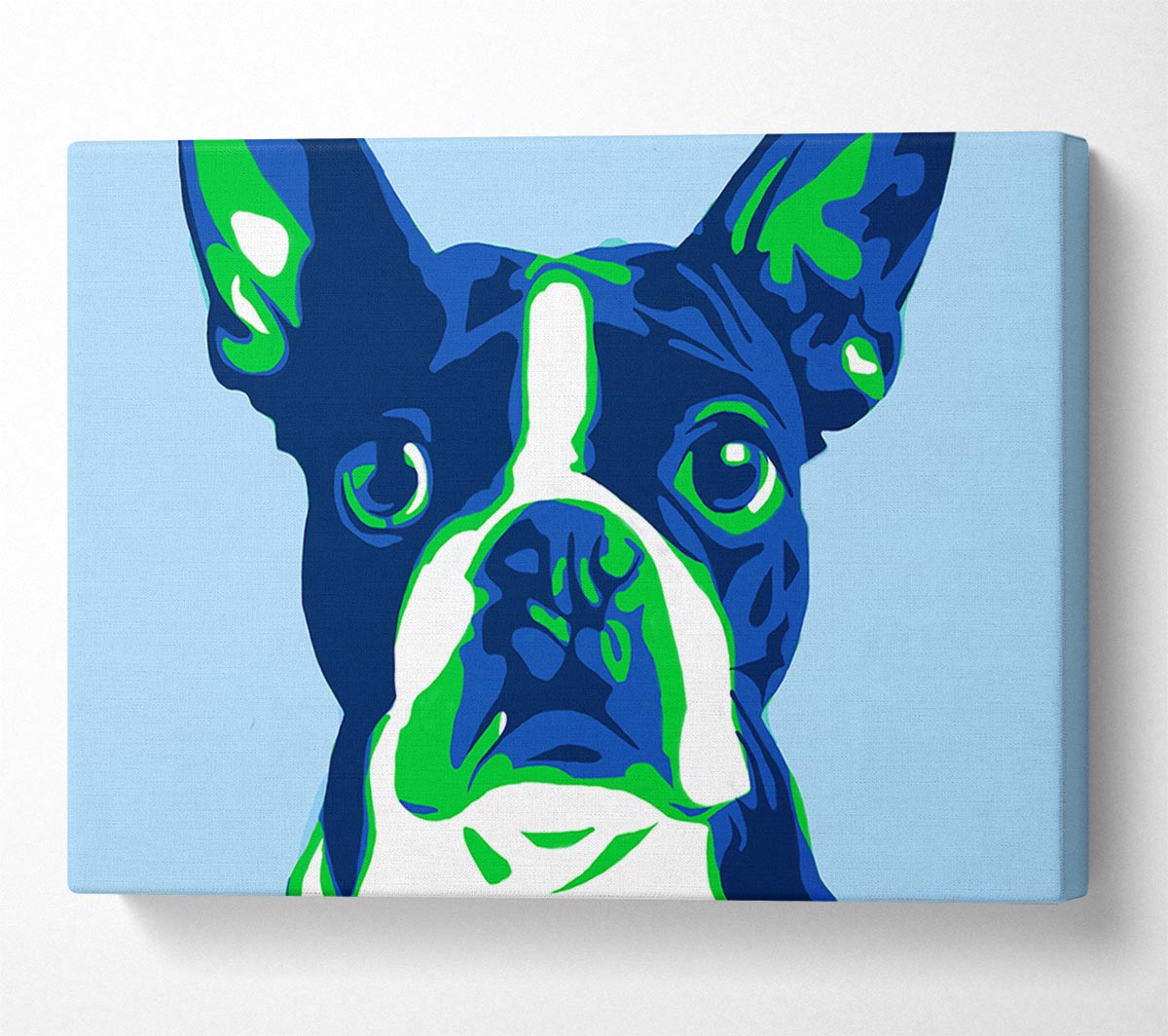 The French Bulldog Pop Art Canvas Wall Art