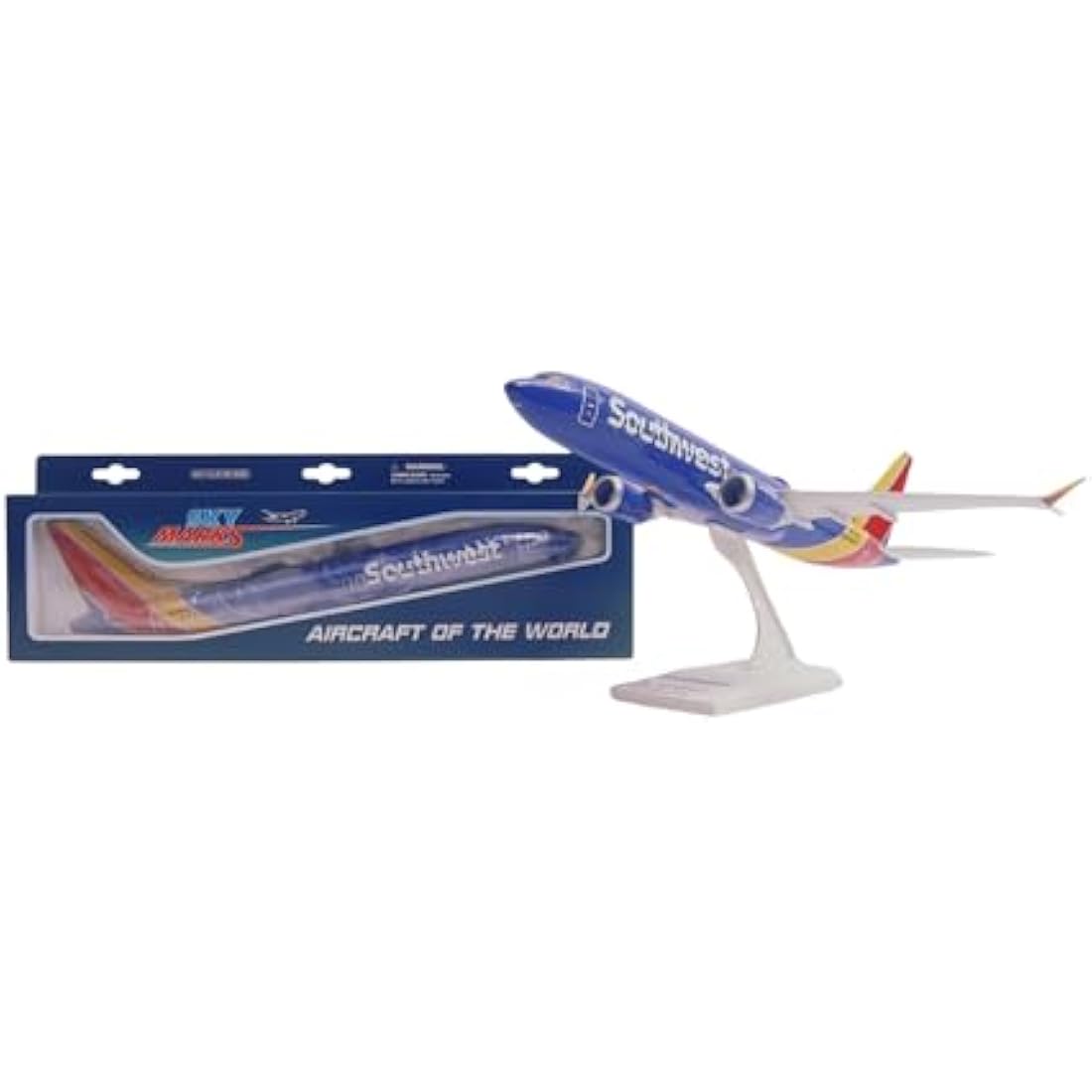 Daron Worldwide Trading Skymarks Southwest 737-MAX8 1/130 W/Wifi Dome Model Airplane
