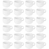 Olympia Athena Stacking Cups 200 ml / 7 oz (Pack of 24), White Porcelain, Teacups and Coffee Cups, Catering Equipment, Chip Resistant, Fits Saucer CC202, Microwave / Dishwasher Safe, CC200