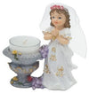 CLUB GREEN Communion Girl with Candle, Mix, 80 x 120 mm, 4 per pack