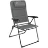 Homecall 30023 Folding garden camping chair with Olefin fabric UV protection water proof sponge padded grey backrest adjustable, 104.0 cm*70.0 cm*60.0 cm
