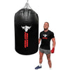 Jumbo Huge XXL Bull Doza Fight Wear Heavy-Duty Self-Fill Punching Bag - Punch Bag with Hanging Chains, Swivel, Carabiners - Boxing Bag for MMA, Kickboxing, Muay Thai, Martial Arts