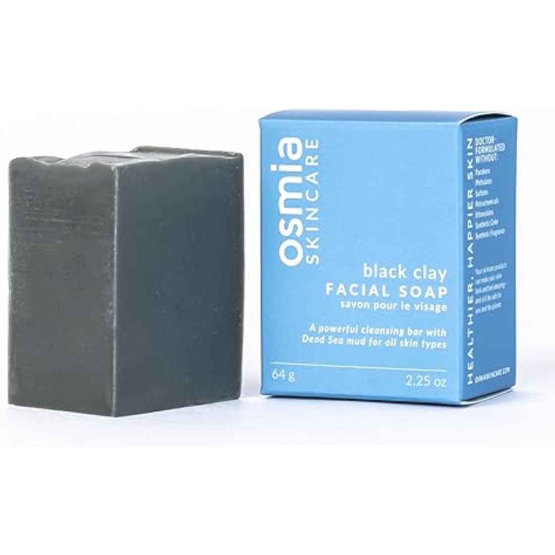 Osmia Organics Black Clay Facial Soap by Osmia Organics