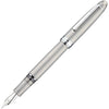Asvine J16 Brushed Titanium Fountain Pen Jowo Broad Nib Piston Filling, Ink Window, Wrench & Box