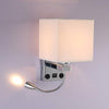 DEECOZY LED Wall Lamp Indoor, Bedside Reading Rocker Wall Light,2 Toggle Switches,Tendlife Bedroom Wall Lamp, Candle Holder Living Room Corridor Wall Lamp 3W and E27 Lamp Holder