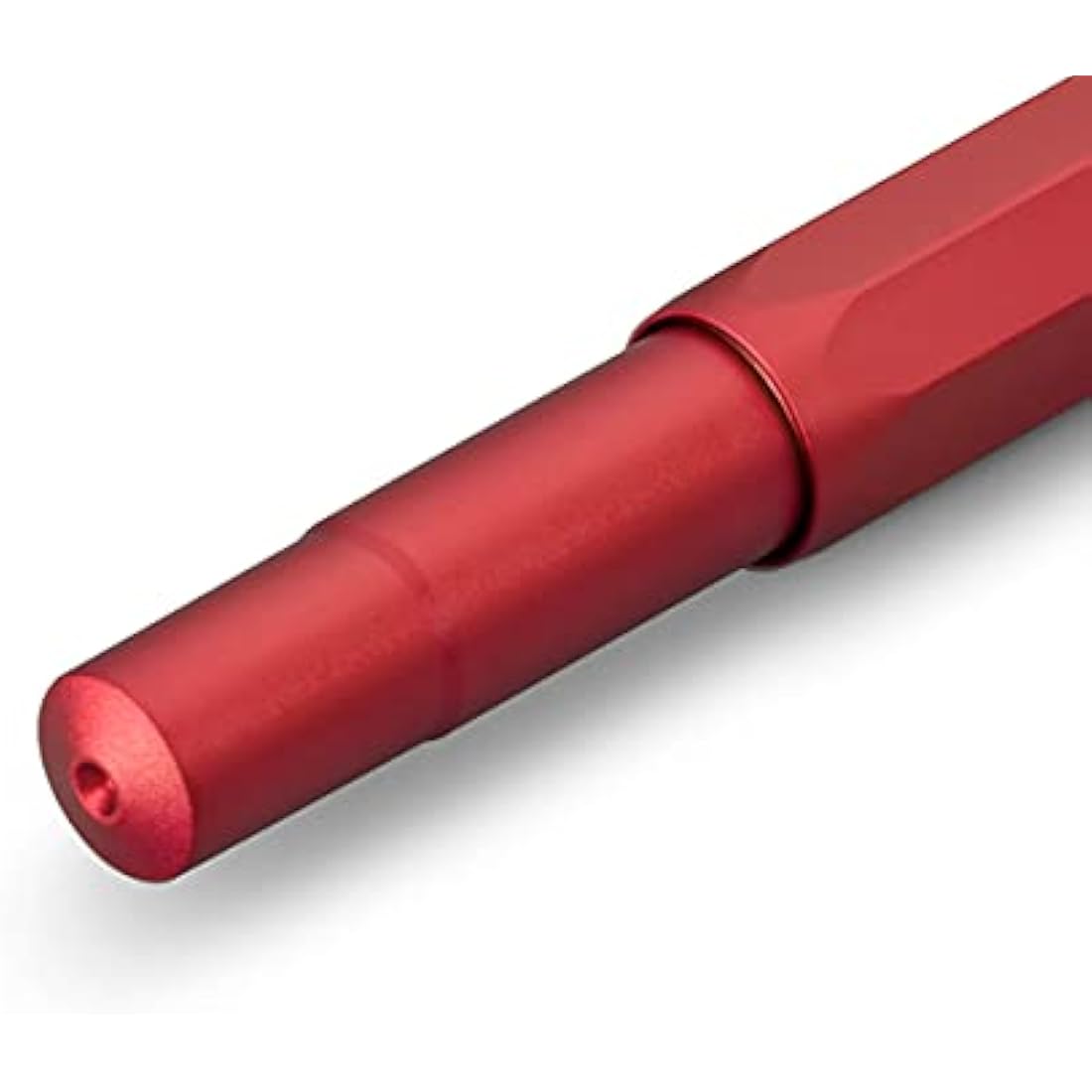 Kaweco AL SPORT Fountain Pen Deep Red I Premium Fountain Pen for Ink Cartridges I Exclusive Fountain Pen 13 cm I Nib: B (Broad)