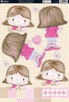 bonnie in hoodie papercraft toppers