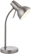 National Lighting Table Lamp– Bedside Lamp with USB Port – Gooseneck Desk Light with Charging Port – LED Reading Light Bedside Table Lamp for Bedroom Livingroom Dining Room and Kitchen 7W GU10