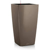 LECHUZA CUBICO Premium 30 taupe high gloss 18214