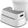 MR.SIGA Toilet Stool Squat Adult, Bathroom Stool Heavy Duty, Anti Slip Toilet Step for Bathroom, Toddler Step for Kids