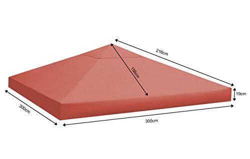 Quick-Star Replacement Roof for Gazebo 3 x 3 m Terra Replacement Cover