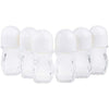 Kare & Kind Empty Refillable Glass Roll-On Deodorant Bottles (6-Pack) Leak-Proof 1.05 Oz (30 ml) with Stickers - Twist Cap For Homemade Natural Deodorant, Sunscreen, Moisturizer