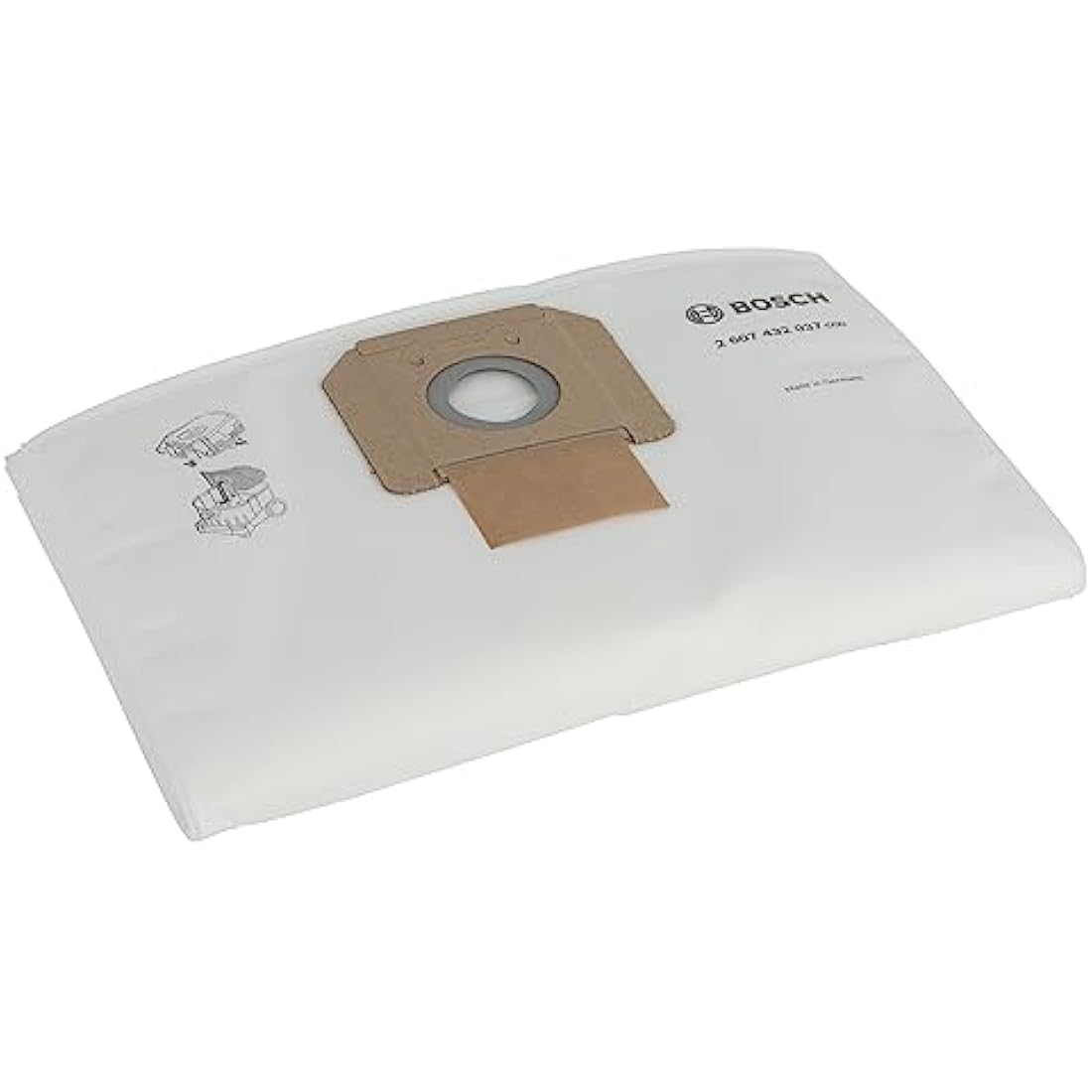 Bosch 5x Fleece Filter Bag (replacement bag for GAS 35 L AFC/ L SFC+/M AFC Professional, for Dry Vacuuming, Accessories for Dust Extractors)