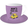 10oz Cup & Saucer - Truth About Mums & Dads (Mum's Taxi)