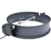 Onlyfire BRK-6025 Enamelled Rotisserie Ring Kit Fits Weber 57CM Charcoal Kettle Grill with Electric Motor for UK fits Most Others 57 CM Kettle BBQ